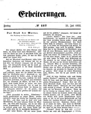 Erheiterungen (Aschaffenburger Zeitung) Freitag 23. Juli 1852