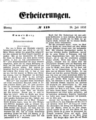 Erheiterungen (Aschaffenburger Zeitung) Montag 26. Juli 1852