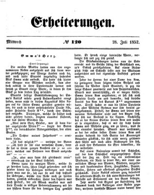 Erheiterungen (Aschaffenburger Zeitung) Mittwoch 28. Juli 1852