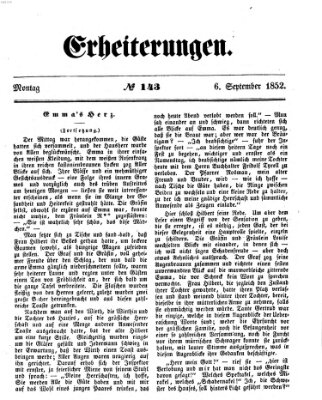 Erheiterungen (Aschaffenburger Zeitung) Montag 6. September 1852