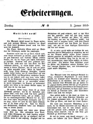 Erheiterungen (Aschaffenburger Zeitung) Montag 3. Januar 1853