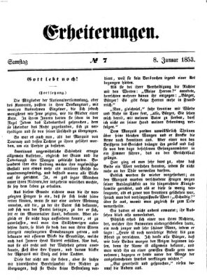 Erheiterungen (Aschaffenburger Zeitung) Samstag 8. Januar 1853