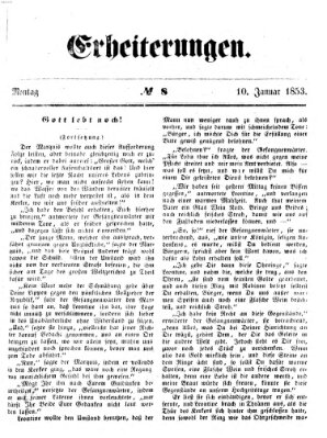 Erheiterungen (Aschaffenburger Zeitung) Montag 10. Januar 1853