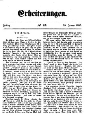 Erheiterungen (Aschaffenburger Zeitung) Freitag 28. Januar 1853