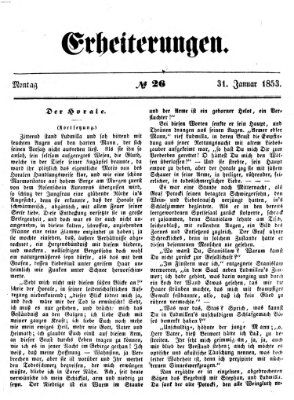 Erheiterungen (Aschaffenburger Zeitung) Montag 31. Januar 1853