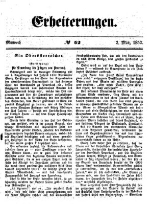 Erheiterungen (Aschaffenburger Zeitung) Mittwoch 2. März 1853