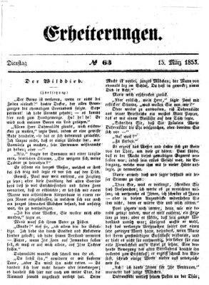 Erheiterungen (Aschaffenburger Zeitung) Dienstag 15. März 1853