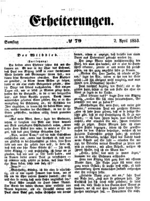 Erheiterungen (Aschaffenburger Zeitung) Samstag 2. April 1853