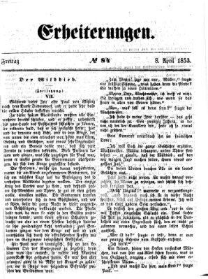 Erheiterungen (Aschaffenburger Zeitung) Freitag 8. April 1853