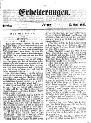 Erheiterungen (Aschaffenburger Zeitung) Dienstag 12. April 1853