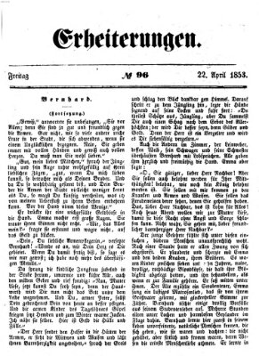 Erheiterungen (Aschaffenburger Zeitung) Freitag 22. April 1853