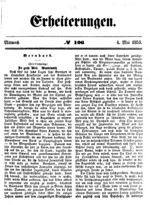 Erheiterungen (Aschaffenburger Zeitung) Mittwoch 4. Mai 1853