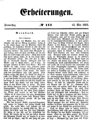 Erheiterungen (Aschaffenburger Zeitung) Donnerstag 12. Mai 1853