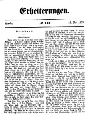 Erheiterungen (Aschaffenburger Zeitung) Samstag 14. Mai 1853