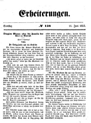 Erheiterungen (Aschaffenburger Zeitung) Samstag 11. Juni 1853