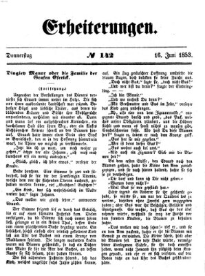 Erheiterungen (Aschaffenburger Zeitung) Donnerstag 16. Juni 1853