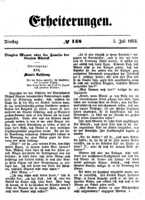 Erheiterungen (Aschaffenburger Zeitung) Dienstag 5. Juli 1853