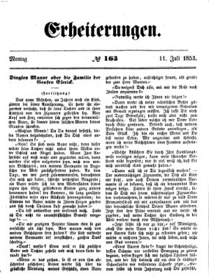 Erheiterungen (Aschaffenburger Zeitung) Montag 11. Juli 1853