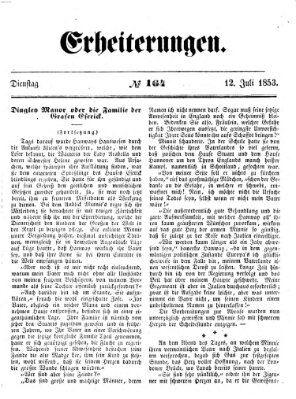 Erheiterungen (Aschaffenburger Zeitung) Dienstag 12. Juli 1853