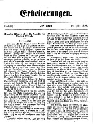 Erheiterungen (Aschaffenburger Zeitung) Samstag 16. Juli 1853