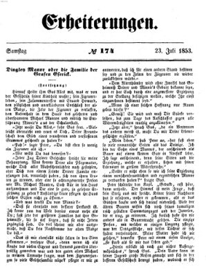 Erheiterungen (Aschaffenburger Zeitung) Samstag 23. Juli 1853