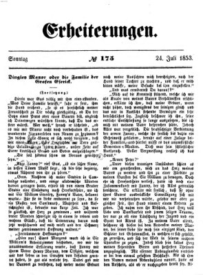 Erheiterungen (Aschaffenburger Zeitung) Sonntag 24. Juli 1853