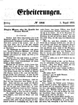 Erheiterungen (Aschaffenburger Zeitung) Freitag 5. August 1853