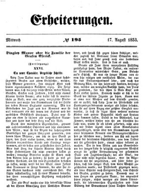 Erheiterungen (Aschaffenburger Zeitung) Mittwoch 17. August 1853