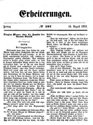 Erheiterungen (Aschaffenburger Zeitung) Freitag 19. August 1853