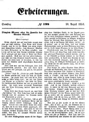 Erheiterungen (Aschaffenburger Zeitung) Samstag 20. August 1853