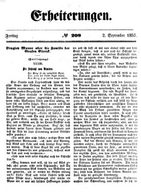 Erheiterungen (Aschaffenburger Zeitung) Freitag 2. September 1853