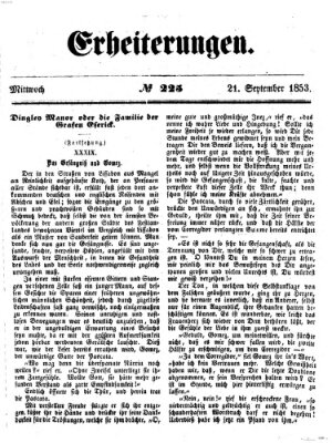 Erheiterungen (Aschaffenburger Zeitung) Mittwoch 21. September 1853