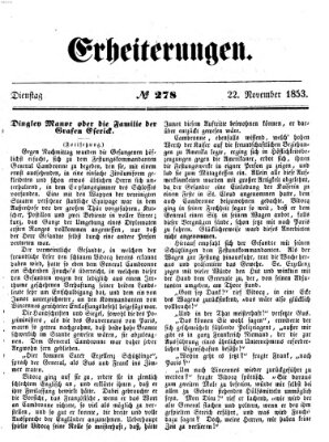 Erheiterungen (Aschaffenburger Zeitung) Dienstag 22. November 1853