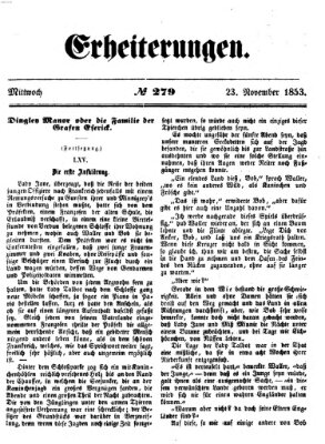 Erheiterungen (Aschaffenburger Zeitung) Mittwoch 23. November 1853