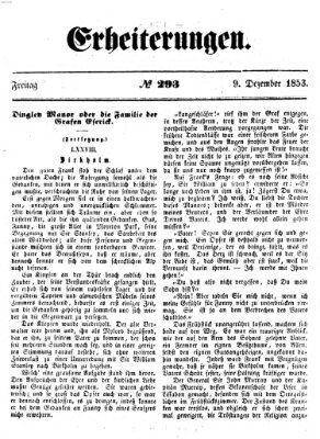 Erheiterungen (Aschaffenburger Zeitung) Freitag 9. Dezember 1853