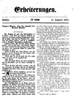 Erheiterungen (Aschaffenburger Zeitung) Samstag 17. Dezember 1853