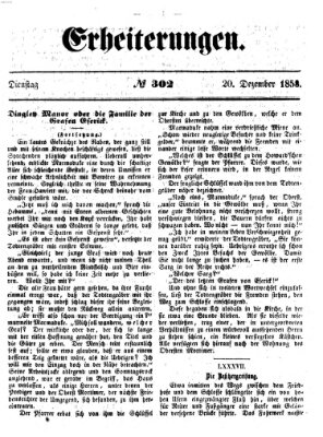 Erheiterungen (Aschaffenburger Zeitung) Dienstag 20. Dezember 1853