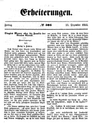 Erheiterungen (Aschaffenburger Zeitung) Freitag 23. Dezember 1853