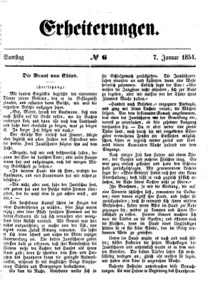 Erheiterungen (Aschaffenburger Zeitung) Samstag 7. Januar 1854