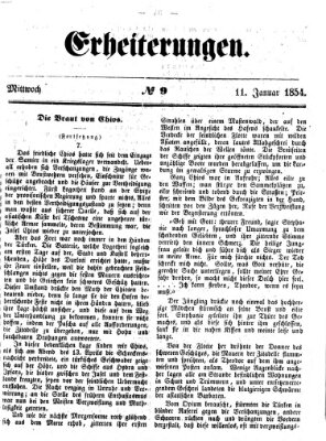 Erheiterungen (Aschaffenburger Zeitung) Mittwoch 11. Januar 1854