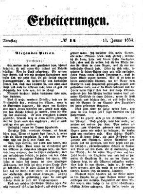 Erheiterungen (Aschaffenburger Zeitung) Dienstag 17. Januar 1854