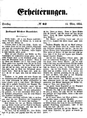 Erheiterungen (Aschaffenburger Zeitung) Dienstag 14. März 1854