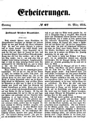 Erheiterungen (Aschaffenburger Zeitung) Sonntag 19. März 1854