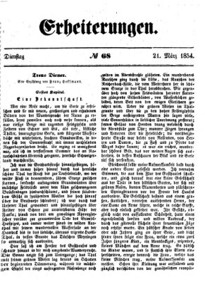 Erheiterungen (Aschaffenburger Zeitung) Dienstag 21. März 1854