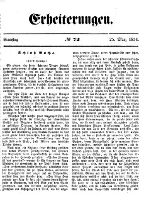 Erheiterungen (Aschaffenburger Zeitung) Samstag 25. März 1854