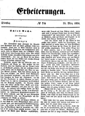 Erheiterungen (Aschaffenburger Zeitung) Dienstag 28. März 1854