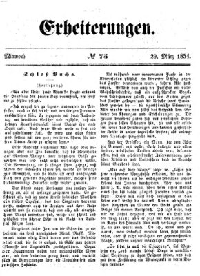 Erheiterungen (Aschaffenburger Zeitung) Mittwoch 29. März 1854