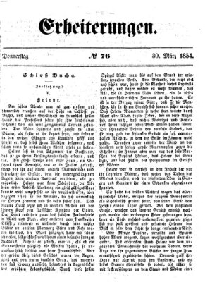 Erheiterungen (Aschaffenburger Zeitung) Donnerstag 30. März 1854