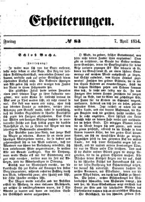 Erheiterungen (Aschaffenburger Zeitung) Freitag 7. April 1854