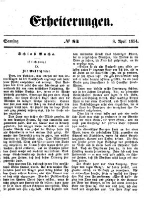 Erheiterungen (Aschaffenburger Zeitung) Samstag 8. April 1854